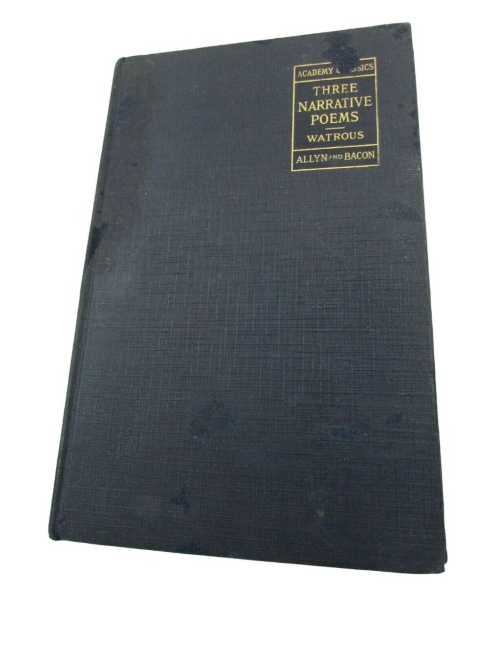 Three Narrative Poems Coleridge Arnold Tennyson ed by Waltrous 1924 HC 34501